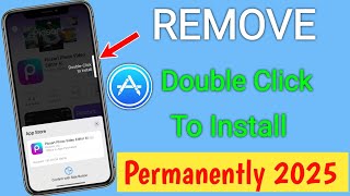 Disable Double Click to Install iPhone  Hindi [upl. by Vachill]