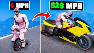 Upgrading SLOWEST to FASTEST Bike in GTA 5 [upl. by Kilmarx]