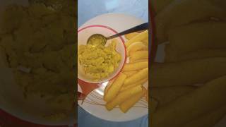 Aloo ponge recipe 😋 youtubeshorts breakfast snacks indianfood cookingrecipes recipeshortsfood [upl. by Weide]