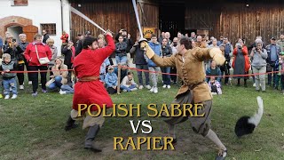 Polish Sabre vs Rapier  Zajazd Szlachecki w Muzeum Szlachty Mazowieckiej 2024 [upl. by Kaine]