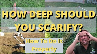 How Deep Should You Scarify How To Scarify Your Lawn Effectively [upl. by Onivla]