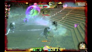 Combat gameplay video  Guild Wars 2 [upl. by Aidualk]