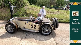 MG100 Centenary at Brooklands Test Hill [upl. by Mallorie225]