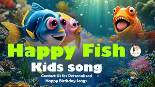 Happy Fish Kids Song  Polo Pal Rhymes fishsong littlefish kidsvideo kidssong nurseryrhymes [upl. by Langsdon]