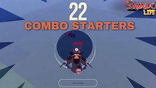 These 22 unkown combo starters in shindo life are CRAZY [upl. by Suilenroc990]