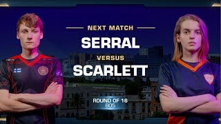 Serral vs Scarlett ZvZ  Round of 16  WCS Valencia 2018  StarCraft II [upl. by Ainehta468]