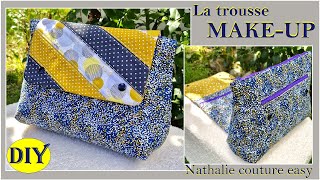 Confectionnez votre trousse MAKEUP  patron PDF offert par Nathalie couture easy [upl. by Yoong]