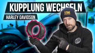 Kupplung bei Harley Davidson Motorrad wechseln  JN CYCLES [upl. by Etnahsa]