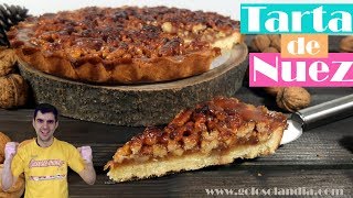 TARTA de NUEZ 😍😋 PASTEL o TORTA CREMOSA y DELICIOSA Receta  292 [upl. by Chipman]