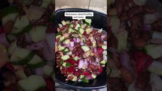 Red beans salad healthy and tasty ♥️ cooking foodie [upl. by Hilliard]