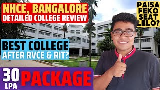 NHCE Bangalore College Review  New Horizon College of Engineering Placements Fees Fests amp More [upl. by Norok]