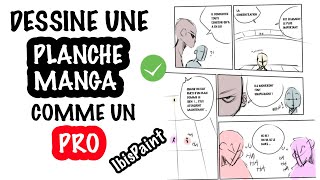 Comment dessiner une planche de BD et Manga facilement sur IbisPaint  avec ton téléphone [upl. by Lark]