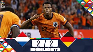 Nederland  Duitsland  22  Samenvatting  Nations League 2024 [upl. by Ahsinrac609]