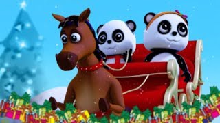 Jingle campane  Canzone di Natale  3D bambini rime  Xmas for Kids  Baby Bao Panda  Jingle Bells [upl. by Islehc]