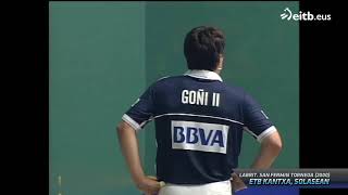 Eugi y Elkoro vs Mikel Goñi y Lasa III 2000 Semifinal del Torneo de San Fermin [upl. by Pavier]