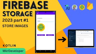 how to save Images to the Firebase storage Android studio  Kotlin [upl. by Arri]