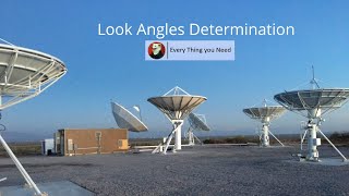 Look Angles Determination  Satellite Communication [upl. by Airb977]