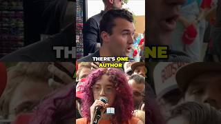 CHARLIE KIRK Mostly PEACEFUL DEBATE About BIBLE Turns HEATED Epic Meltdown shorts short god [upl. by Ahsinot858]