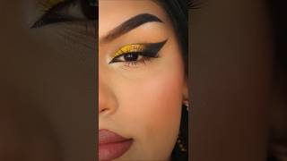 Easy Eye makeup 💛youtubeshorts amazing eyemakeup eyeliner eyeshadow eyes eyebrows hacks [upl. by Zonda]