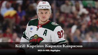 Kirill Kaprizov Кирилл Капризов  202324 NHL Season Highlights [upl. by Wickner588]