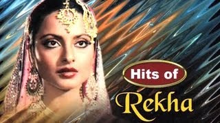 Super Hit Songs of Bollywood Stars 14  Rekha [upl. by Johnnie]