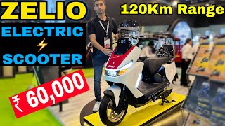 New 2024 Zelio Electric Scooter  ₹60000  120km Range  Best Family Electric Scooter Under Budget [upl. by Skvorak]