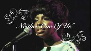 Gladys Knight amp The Pips Neither One of Us with Lyrics [upl. by Wojak]