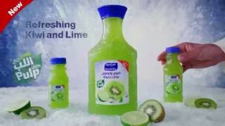 Refreshing Kiwi amp Lime with Pulp from Almarai [upl. by Ailalue]