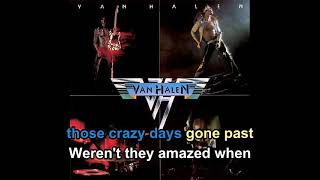 Van Halen  Little Dreamer Karaoke [upl. by Yelha]