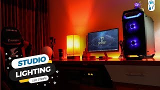 Lighting My Studio with Xiaomi Yeelight  Smart LED Strip [upl. by Jereld779]