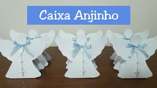 LEMBRANÇA PARA BATIZADO  CAIXA ANJINHO  Taisa Alves [upl. by Aidam67]