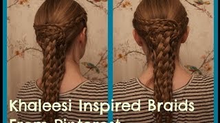 Khaleesi Inspired Braids from Pinterest [upl. by Dylana]