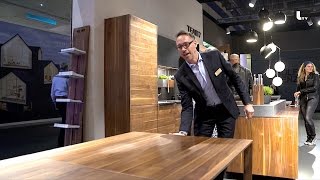 TEAM 7 Wohnen amp Interieur Möbelmesse 2017  LIFESTYLE TV [upl. by Zaslow]