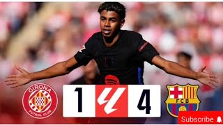 GIRONA VS BARCELONA 14LA LIGA 202425  MATCH REVIEW [upl. by Raffarty]