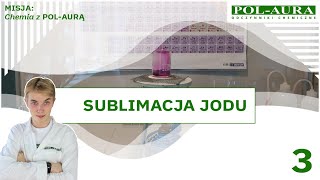 CHEMIA 7 sublimacja jodu [upl. by Selbbep]