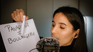 ASMR APRENDE FRANCÉS  CLASE 2 [upl. by Fernande]