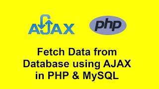 How to Fetch amp Display Data using AJAX in PHP amp MySQL with Source Code [upl. by Joanna]