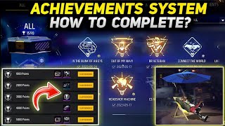 💥How to Complete Achivement System In Free Fire Tamil  Achivement System Free Fire  FF New Update [upl. by Ylurt]