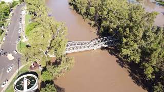 Goondiwindi Floods by Drone [upl. by Llertnom]