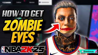 HOW TO GET ZOMBIE EYES IN NBA 2K25 [upl. by Pernas360]