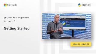 Getting Started  Python for Beginners 3 of 44 [upl. by Egdirdle897]