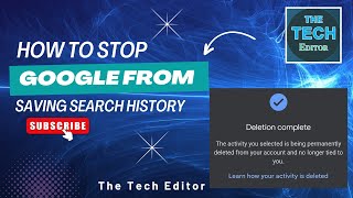 How To Stop Google From Saving Search History [upl. by Jeffers]