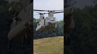 CH47 chinook helicopter landing and takeoff Stunts subscribe military watch trending viralvideo [upl. by Agata]