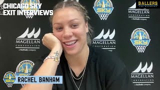 Rachel Banham Chicago Sky Exit Interview  September 20 2024 [upl. by Caruso]