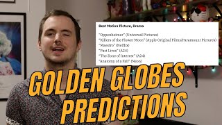 Golden Globes 2024 Nominees My Predictions and Personal Picks [upl. by Ecinahc852]