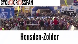 Cyclocross 2015 HeusdenZolder Men [upl. by Nueovas]