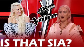 TOP 5 SIAS COVERS ON THE VOICE  BEST AUDITIONS [upl. by Enyaht535]