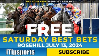 Rosehill Best Horse Racing Tips July 13  iTipsports [upl. by Aihsekat242]