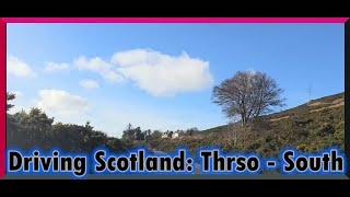 Driving Scotland Thurso A9 Southbound Feb 2024 [upl. by Dihahs]