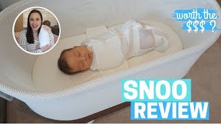 SNOO BASSINET REVIEW Is the Snoo worth the money [upl. by Onimixam]